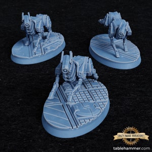 D.O.G.S - Dog Recon Drones | Accell Union | 3D Printed Resin Miniature | By Tablehammer