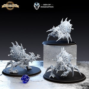 Infernal Stalker of Chaos | 3D Printed Resin Miniature | By Den Of Imagination