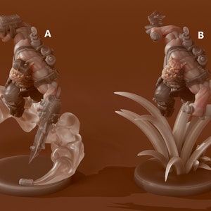 Sneaky Boi Krukk The Blade | Ork Commando Boss | 3D Printed Resin Miniature | By Bulwark Gaming