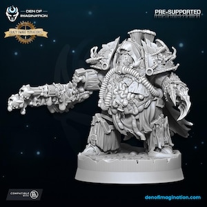 Plague Lord - Lord Of Chaos | 3D Printed Resin Miniature | By WildMesh