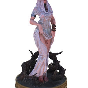 White Maiden | D&D Villain  | 3D Printed Resin Miniature | By Astland 3D Studio