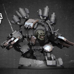 Grand Ork Warboss | Space Orks | 3D Printed Resin Miniature | By Bulwark Gaming