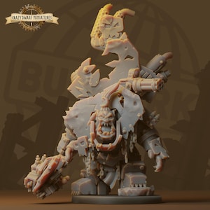 Da Gleamin Boss - Ork Warboss | Space Orks | 3D Printed Resin Miniature | By Bulwark Gaming