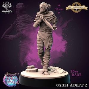 Gyth Adept 2 - Githyanki Rogue/Assassin | Astral Voyage | 3D Printed Resin Miniature | By Mammoth Factory