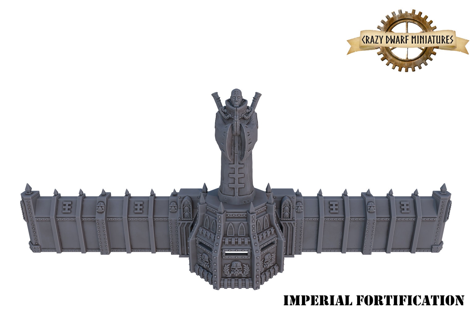 Imperial Fortification | Sci-fi Terrain  | 3D Printed Resin Miniature | By Astland 3D Studio
