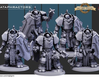 Cataphractors | 3D Printed Resin Miniature | By Red Pilgrim Miniatures