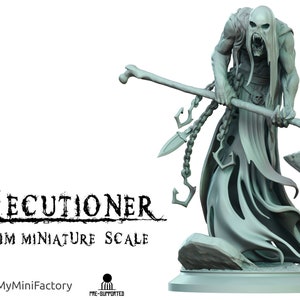 The Executioner | Undead | 3D Printed Resin Miniature | By Crab Miniatures