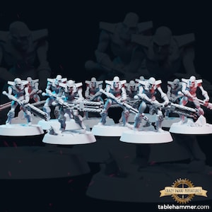 Necroyd Fighters | Necroyd | 3D Printed Resin Miniature | By Tablehammer