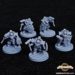 Zwergen-Legion Minotauren | Federation Von Tyr | 3D Gedruckte Harz Miniatur | Mit Tablehammer
