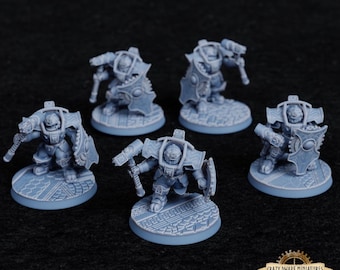 ドワーフ軍団ミノタウルス | ティル連盟 | 3Dプリント樹脂製ミニチュア | Tablehammer製