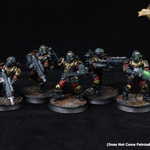 Heimdalli Squad | Rundsgaard | 3D Printed Resin Miniature | By Twilight Conflict Workshop