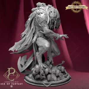 Shagottar The Ancient King - Ghoul King | The Cult Of Flesh | 3D Printed Resin Miniature | By Parasite Collectables