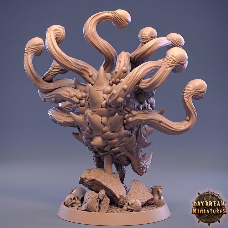 D&D Beholder A / Miniatura de resina impresa en 3D / 32 mm / Por Daybreak Miniatures imagen 2