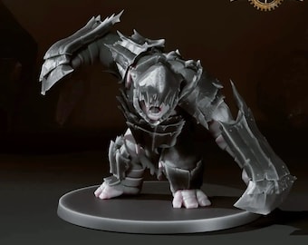Armoured Troll | Fantasy Troll | 3D Printed Resin Miniature | By Bulwark Gaming