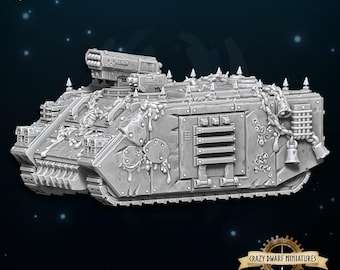 Plague Transporter | Chaos Tank | Chaos Legions | 3D Printed Resin Miniature | By WildMesh