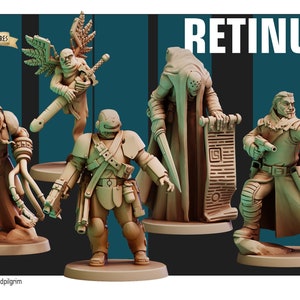 Imperial Retinue 4 | 3D Printed Resin Miniature | By Red Pilgrim Miniatures