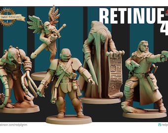 Imperial Retinue 4 | 3D Printed Resin Miniature | By Red Pilgrim Miniatures
