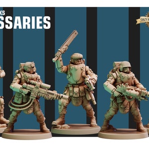 Desert Hawks Janissaries V2 Squad 1 | 3D Printed Resin Miniature | By Red Pilgrim Miniatures