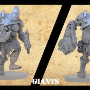 Giants | Crazy Mushrooms V3.0 | 3D Printed Resin Miniature | 28mm | By Crazy Mushrooms Studio