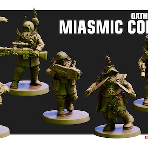 Oathbreakers Miasmic Cohort | 3D Printed Resin Miniature | By Red Pilgrim Miniatures