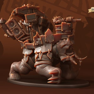 Scrap Crawler | Ork Mega Squig | 3D Printed Resin Miniature | By Bulwark Gaming