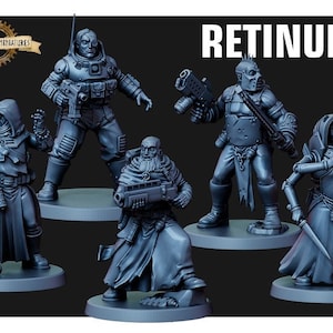 Imperial Retinue 3 | 3D Printed Resin Miniature | By Red Pilgrim Miniatures