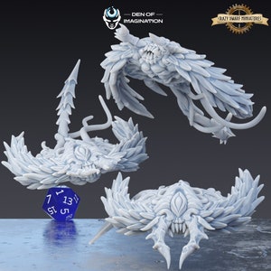 Chaos Stingrays Of Change | Stingrays | 3D Printed Resin Miniature | By Den Of Imagination