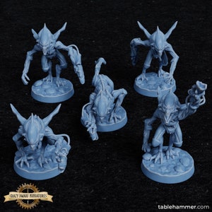 Voidborne Daemonids - Various Weapons | Demons Of Chaos | 3D Printed Resin Miniature | By Tablehammer