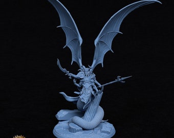 Gabriel the Ascended - Demon Lord of Excess | Demonic Void Realms | 3D Printed Resin Miniature | By Tablehammer