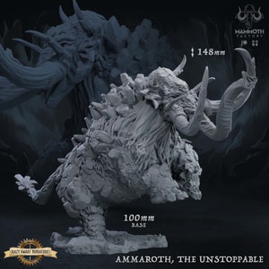 Ammaroth, The Unstoppable | 3D Printed Resin Miniature | By Mammoth Factory