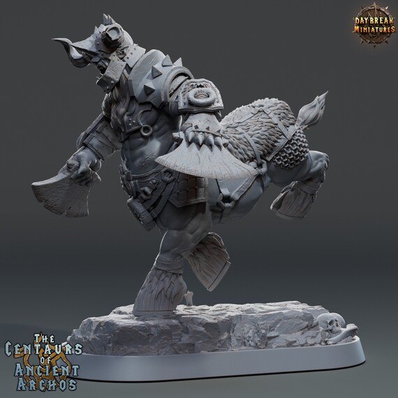 D&D Centaur Monk | Gladius Frontzer | 3D Printed Resin