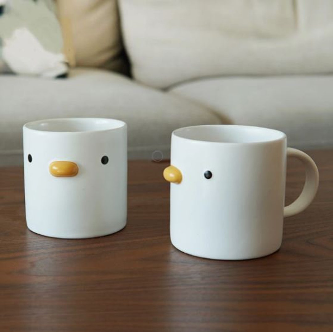 Duckling Mug Cute Coffee Mug Funny Duck Themed Mug Adorable Etsy UK