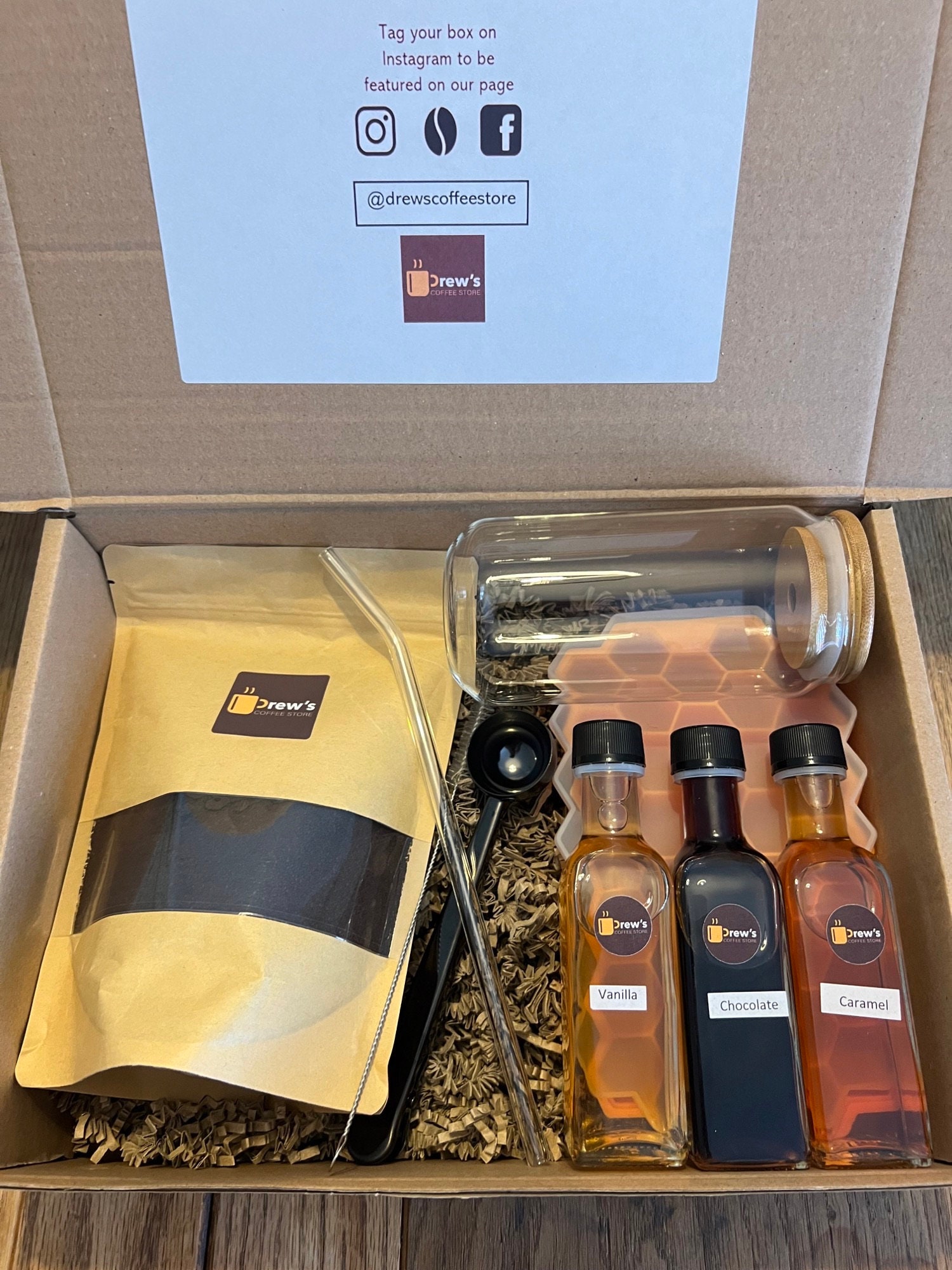 Iced Coffee Gift Box Set Etsy