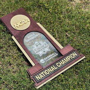 LSU National Champions, LSU Baseball, College World Series 2023, Tiger Baseball, Man Cave, Office Sign, Memorabilia, Fan gift, Trophy