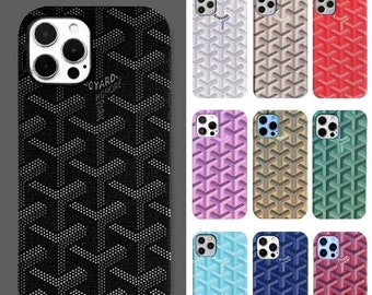 white goyard phone case