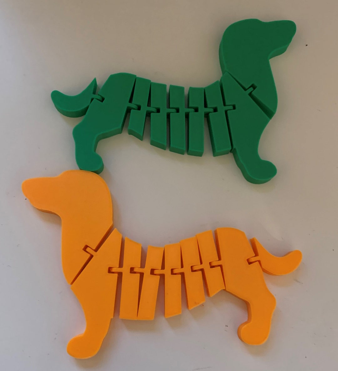 Flexible Sausage Dog Fidget Toy 3D Printed Flexi Daschund Gift PLA Etsy