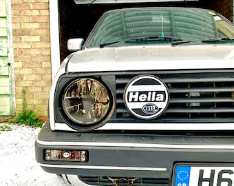 VW Golf MK1 MK2 Jetta MK1 MK2 Hella Inner Spot Lamp Covers 3D Printed PETG VR6 G60 16V 8V Driver