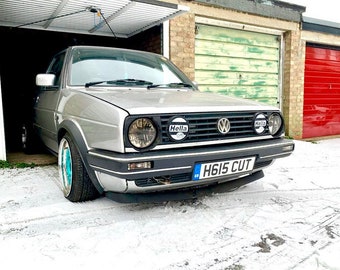VW Golf MK1 MK2 Jetta MK1 MK2 Hella Inner Spot Lamp Covers Black
