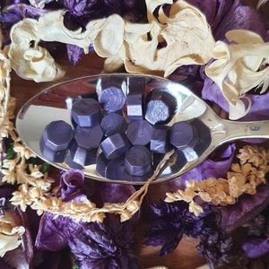 Navulset lakparels | lakkralen | wax beads | 25 gram - paars