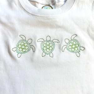 Boys Turtle shirt/Turtle Embroidery/custom Monogrammed shirt for boy/Beachy Turtle shirt/personalized summer shirt