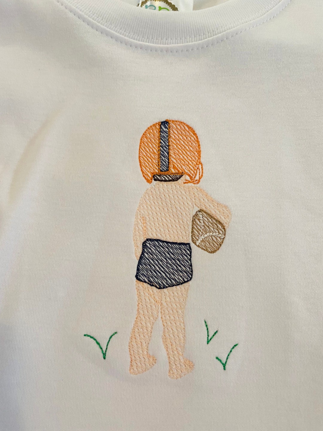 Boys Football Player Shirt/football Embroidery/future Football Player
