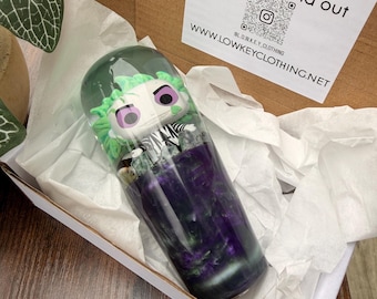 Handcrafted Beetlejuice Shift Knob for Manual Transmission, thread adapters available.
