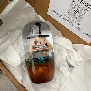 Handcrafted Nightmare before Christmas Mayor of Halloween Town Shift Knob for Manual Transmission, thread adapters available.