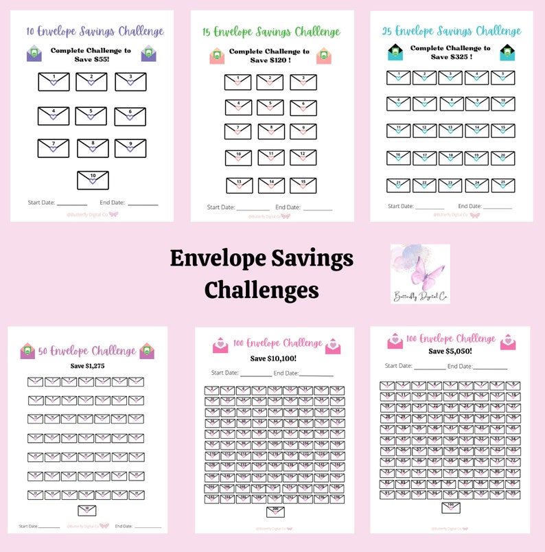 Printable Savings Challenge Book/digital Savings Book/ Low - Etsy