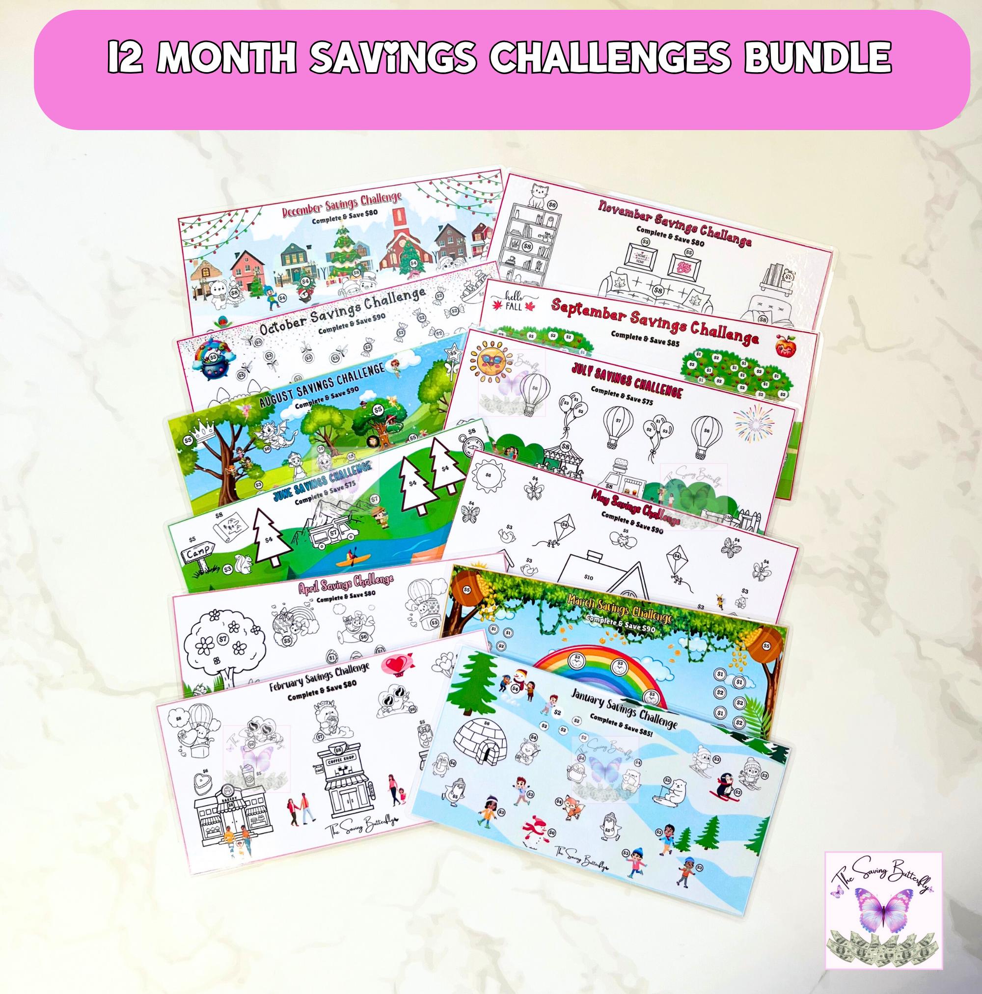 Volume 4 (2026) - 12 Month Savings Bundle, Challenge Tracker and Cash ...