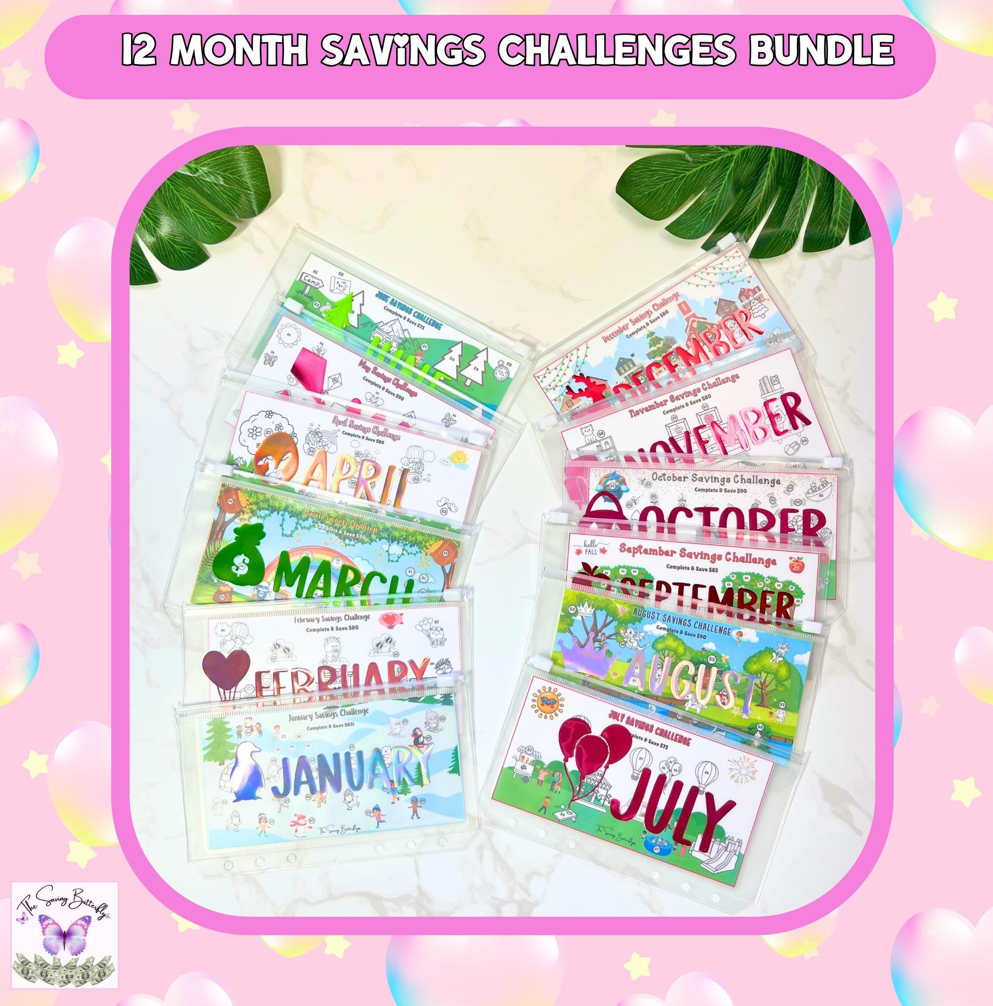 Volume 4 (2026) - 12 Month Savings Bundle, Challenge Tracker and Cash ...