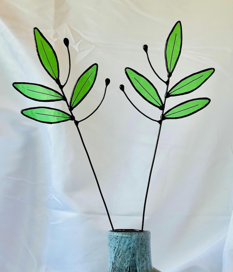 Stained Glass Flowers, 6 Stem Wildflower Bouquet. image 3