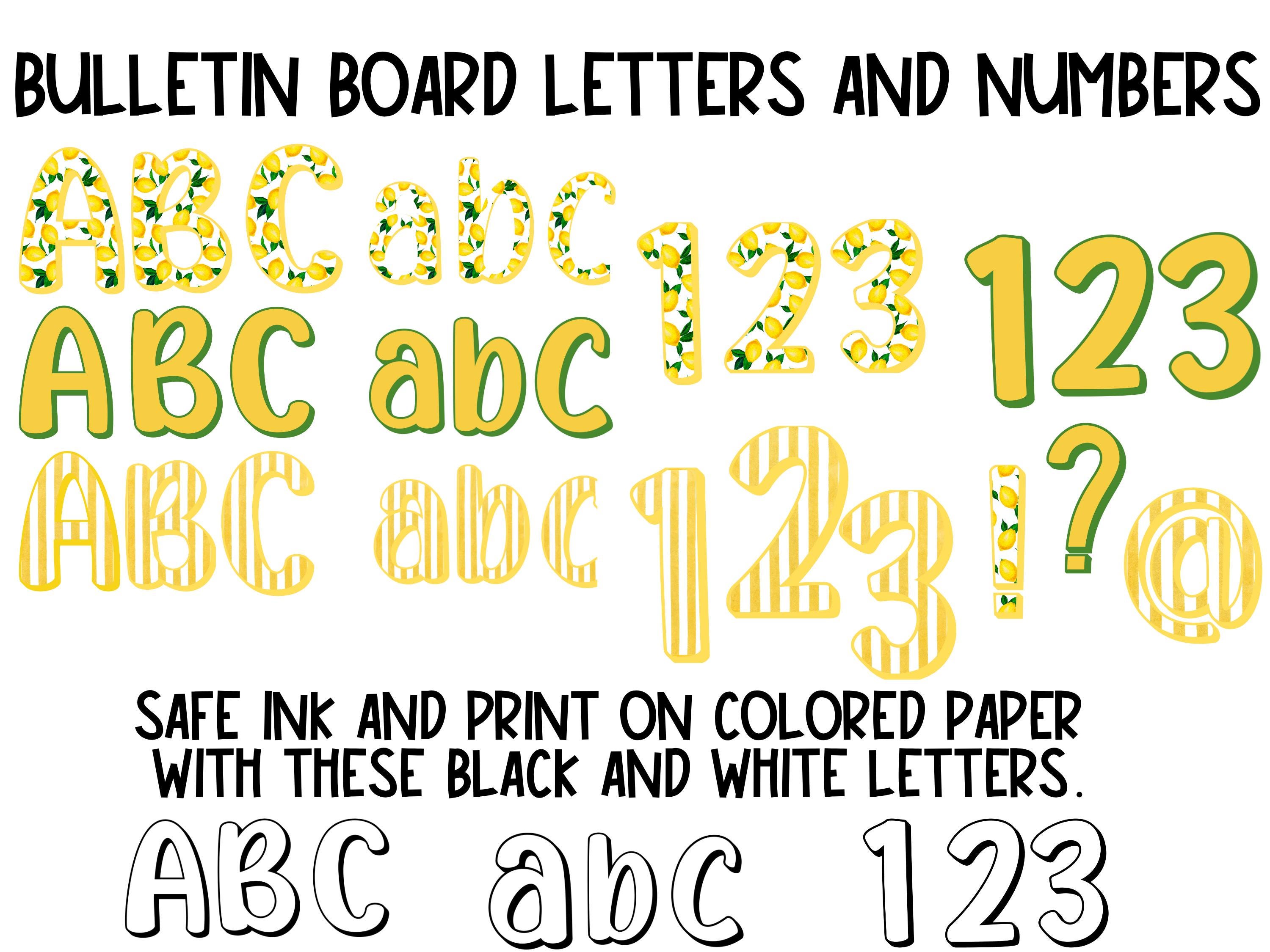 Lemon Bulletin Board Bundle | Editable Classroom Decor | Printable ...