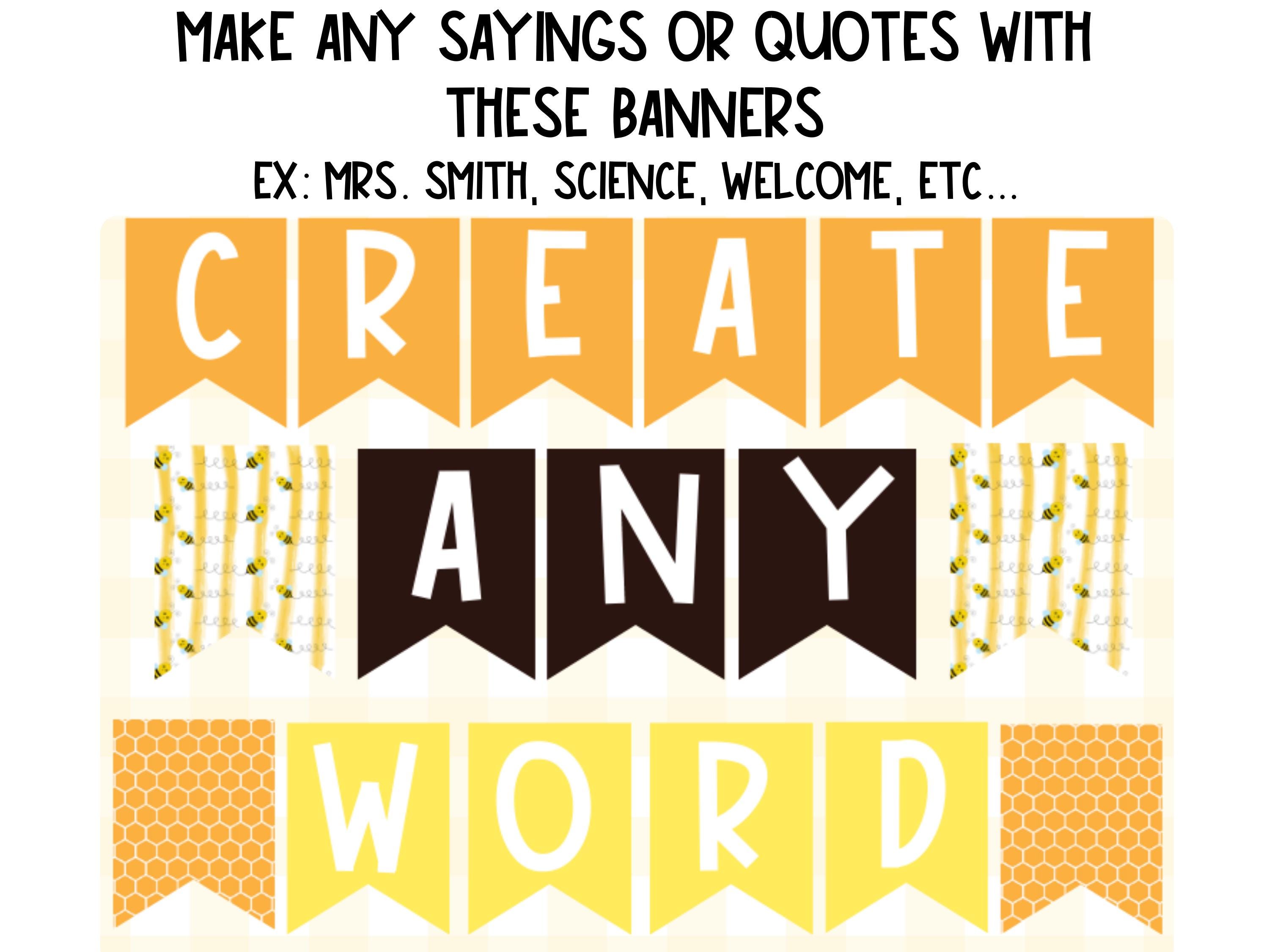 Bee-themed Bulletin Board Bundle | Busy Bee Classroom Decor | Editable ...