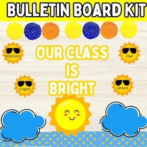 Sunshine Bulletin Board Kit l Sunshine Bulletin Board Set l Sunshine Classroom Decorations l Sunshine Door Decorations l Classroom Decor